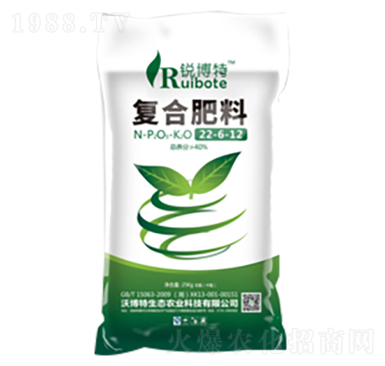 氨化中氯復合肥料22-6-12-沃博特