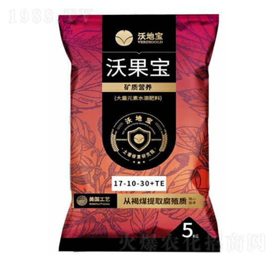 礦質(zhì)營(yíng)養(yǎng)大量元素水溶肥料17-10-30+TE-沃果寶-沃地寶