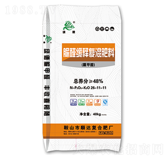 脲醛緩釋復(fù)混肥料26-11-11-綠德-順達(dá)