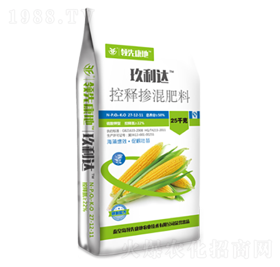 玉米專(zhuān)用型控釋摻混肥料-玖利達(dá)-領(lǐng)先康地