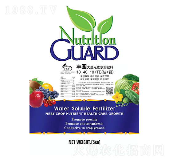 豐園大量元素水溶肥10-40-10+TE-恒豐農(nóng)化