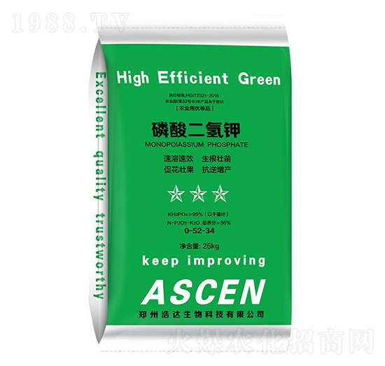 25kg磷酸二氫鉀0-52-34-浩達生物