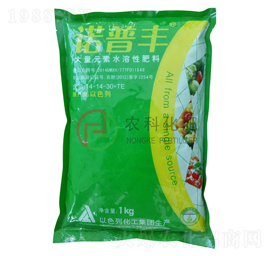 諾普豐水溶肥14-14-30+TE-農(nóng)科化肥