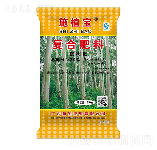 桉樹肥復(fù)混肥料15-6-9-施植寶-沃密碼