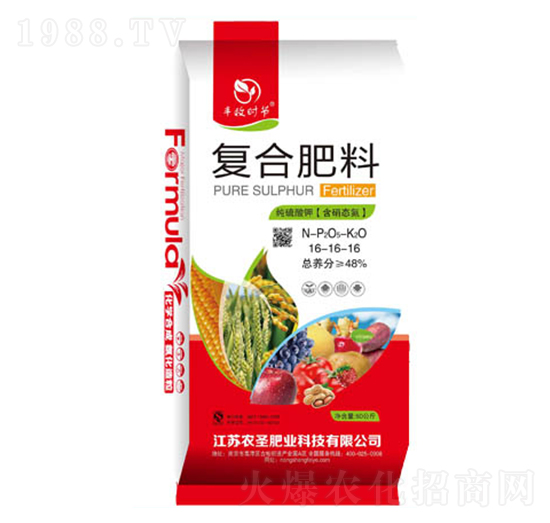 純硫酸鉀復(fù)合肥料16-16-16-農(nóng)圣肥業(yè)