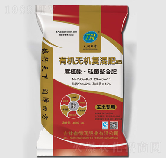 腐植酸硅菌螯合肥有機(jī)無機(jī)復(fù)混肥23-8-11-德潤(rùn)肥業(yè)