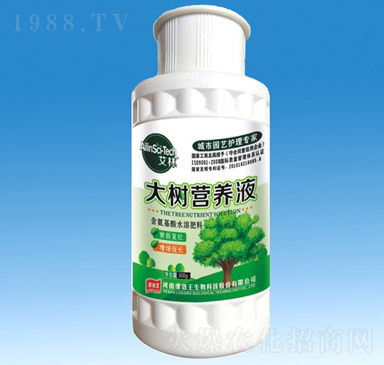 瓶裝大樹營養(yǎng)液-艾林-漯效王