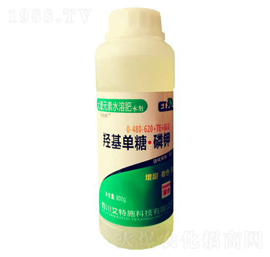 900g羥基單糖·磷鉀0-480-620+TE+GLU(紅)-滴施邦-艾特施