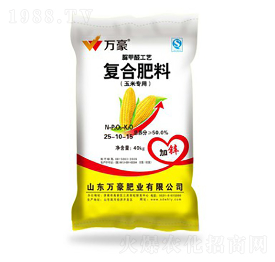 玉米專用脲甲醛復(fù)合肥料25-10-15-萬豪農(nóng)業(yè)