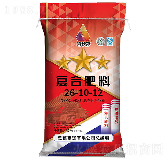 40kg復(fù)合肥料26-10-12-喀秋莎-愛爾法