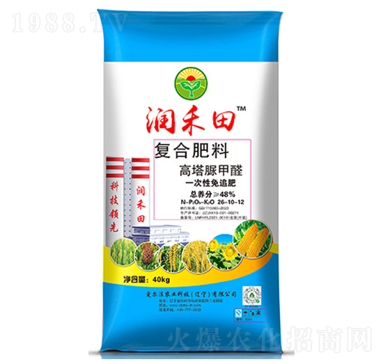 高塔脲甲醛復(fù)合肥料26-10-12-潤禾田-愛爾法