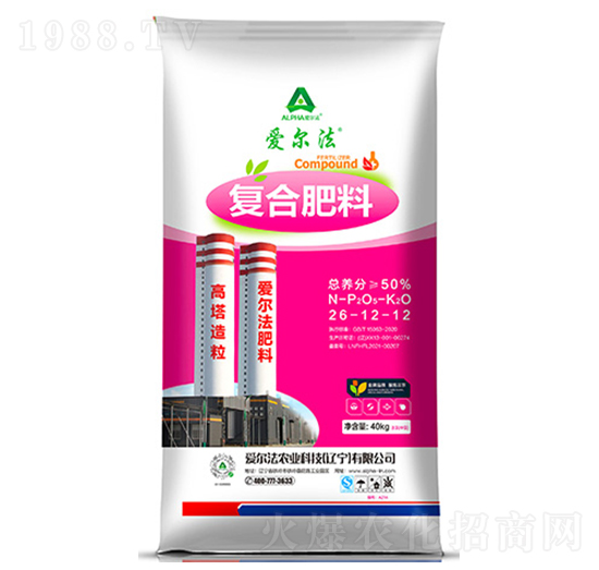 復(fù)合肥料26-12-12-愛爾法