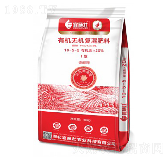 有機無機復混肥料10-5-5-宜施壯