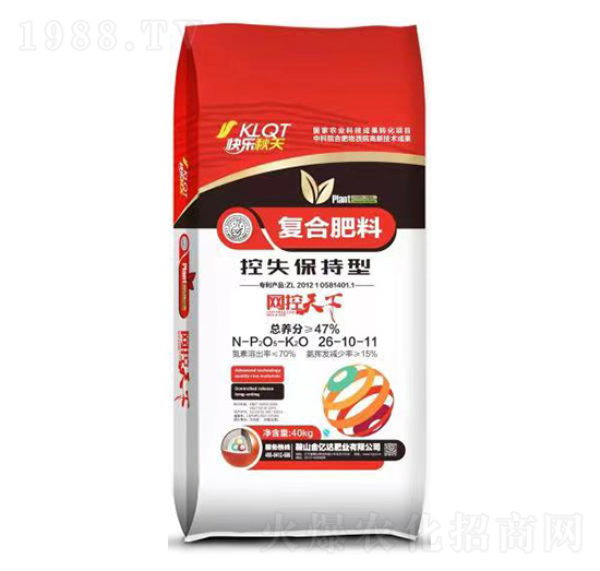 控失保持型復(fù)合肥料26-10-11-快樂秋天-金億達(dá)肥業(yè)
