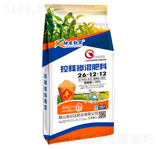 控釋摻混肥料26-12-12-快樂秋天-金億達肥業(yè)