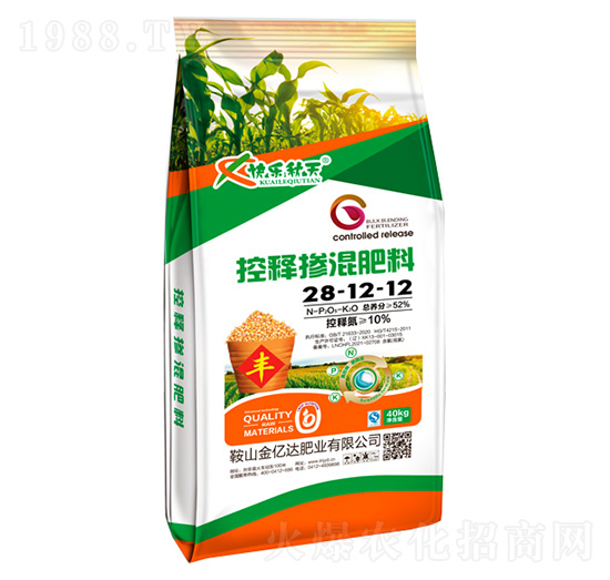 控釋摻混肥料28-12-12-快樂秋天-金億達(dá)肥業(yè)