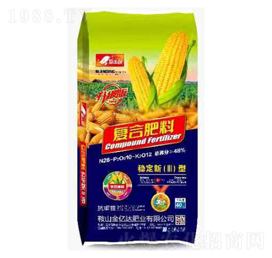 穩(wěn)定新（II）型復(fù)合肥料26-10-12-撒金秋-金億達(dá)肥業(yè)