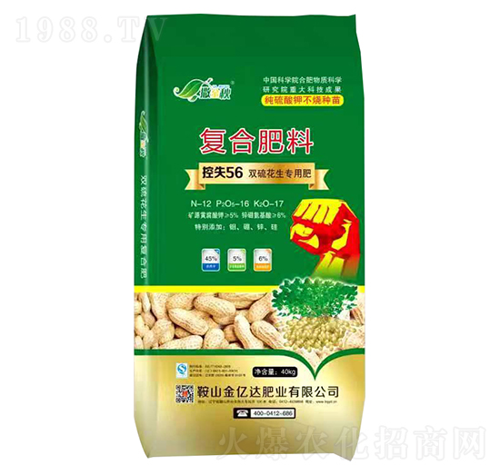 雙硫花生專用復(fù)合肥料12-16-17-撒金秋-金億達(dá)肥業(yè)