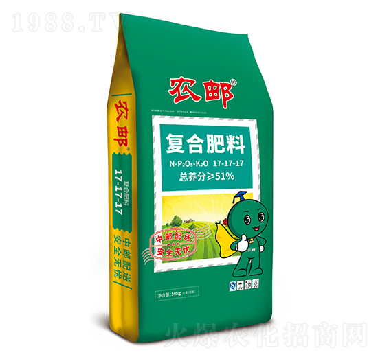 農(nóng)郵腐植酸復(fù)合肥17-17-17-農(nóng)郵肥業(yè)
