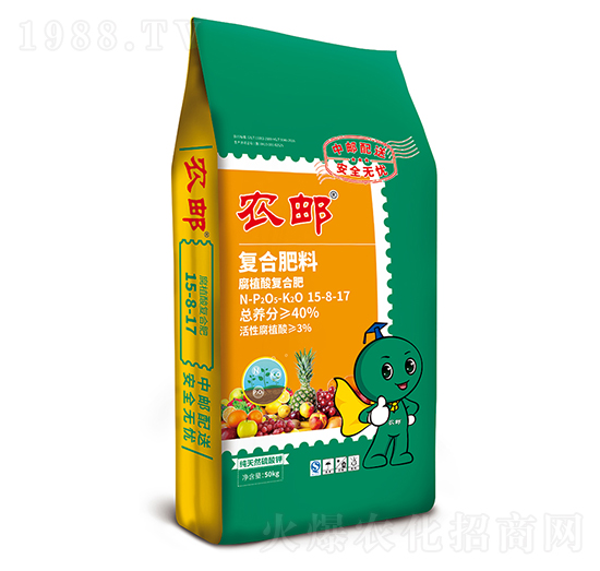 農(nóng)郵腐植酸復(fù)合肥15-8-17-農(nóng)郵肥業(yè)