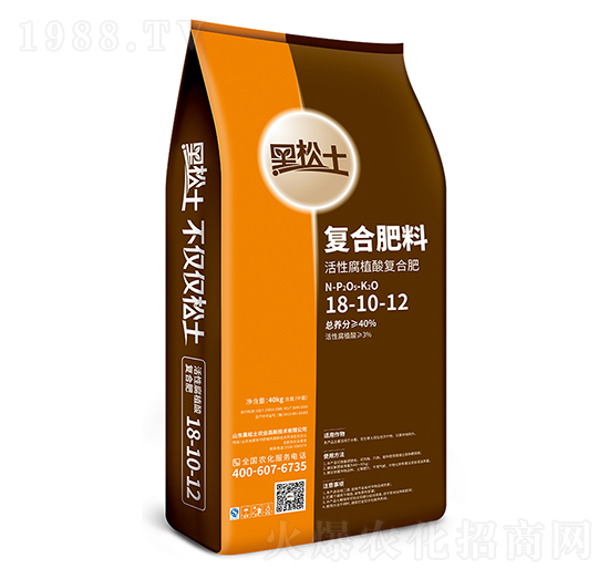 黑松土腐植酸復合肥18-10-12-農(nóng)郵肥業(yè)