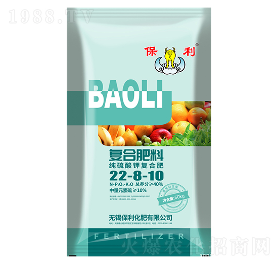 純硫酸鉀復(fù)合肥22-8-10-保利化肥