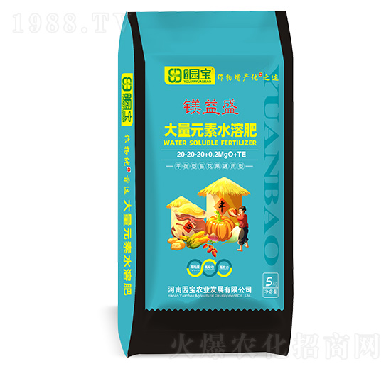 鎂益盛大量元素水溶肥（平衡型苗花果通用型）-園寶農(nóng)業(yè)