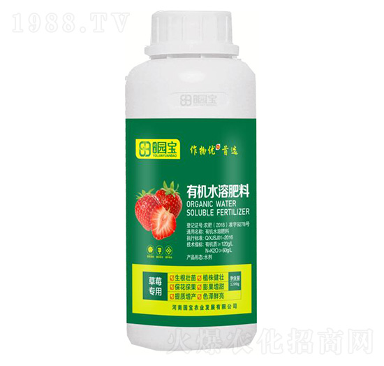 草莓專用有機(jī)水溶肥料-園寶農(nóng)業(yè)