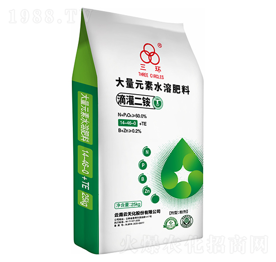 大量元素水溶肥料14-46-0-三環(huán)-云天化