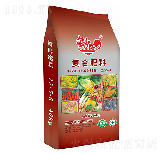 40kg復(fù)合肥料22-5-8-金沙江-云天化