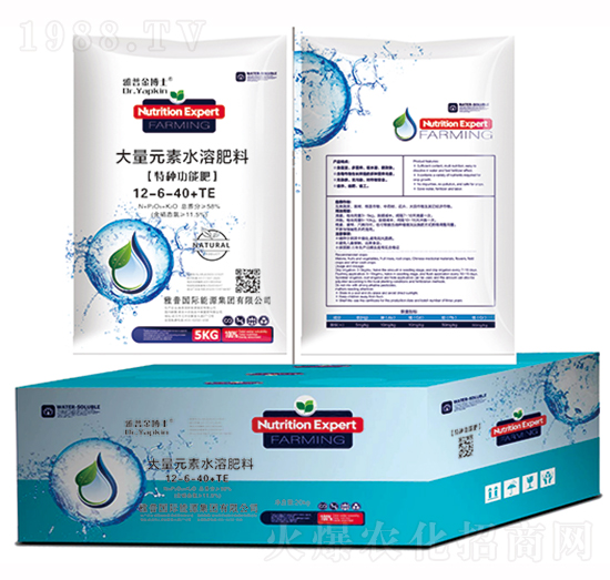 大量元素水溶肥料12-6-40+TE-雅普金博士-雅普國(guó)際