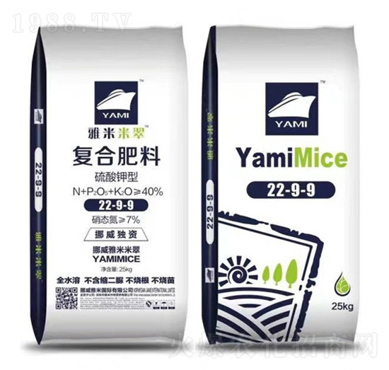 硫酸鉀型復(fù)合肥料22-9-9-雅米農(nóng)業(yè)