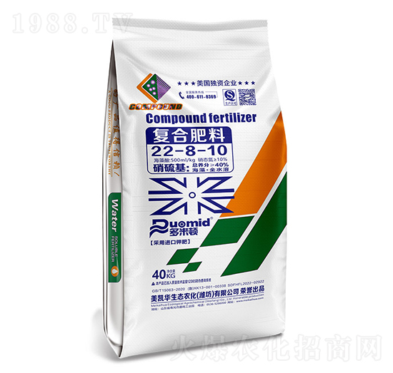 硝硫基海藻·全水溶復合肥料22-8-10-多米頓-美凱華