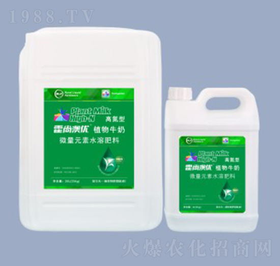 高氮型大量元素水溶肥料-霍尚澳優(yōu)·植物牛奶-埃爾夫農業(yè)
