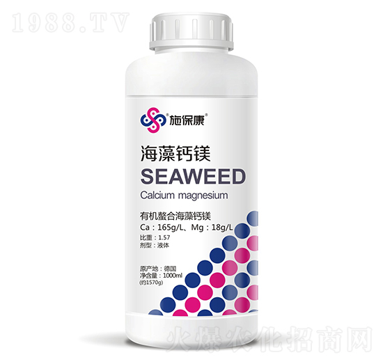 有機螯合海藻肥-海藻鈣鎂-施保康