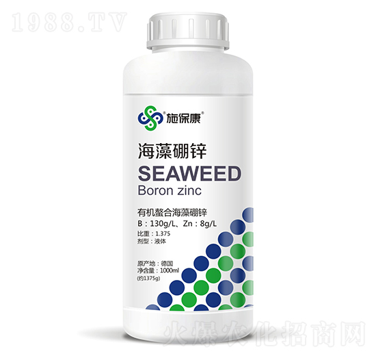 有機(jī)螯合海藻肥-海藻硼鋅-施?？? style=