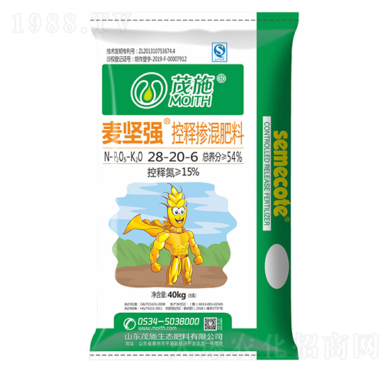 控釋摻混肥料28-20-6-麥堅(jiān)強(qiáng)-茂施肥料