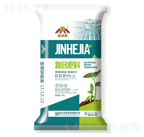 高塔純硫基復(fù)合肥料17-17-17-金禾家-天農(nóng)農(nóng)資
