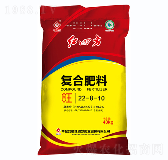 氯基復合肥料22-8-10-紅四方