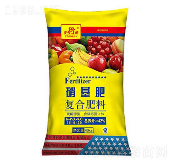 硝基復合肥料16-6-20-史丹利