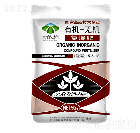 有機-無機復混肥15-5-12-新農科生物
