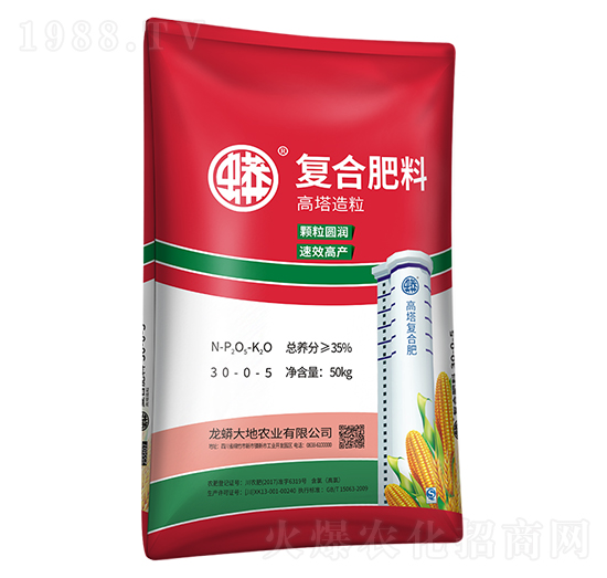 50kg蟒牌高塔復(fù)合肥30-0-5-龍蟒磷化工