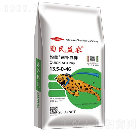 速補氮鉀13.5-0-46-豹團-陶氏益農(nóng)