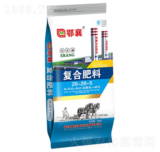 高塔氯化鉀復合肥20-20-5-鄂襄