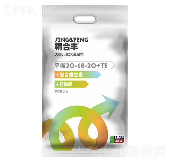 雙重增效大量元素水溶肥料20-18-20+TE-精合豐-勒夫