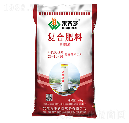 高塔造粒復(fù)合肥料25-10-16-禾齊多-輝隆集團