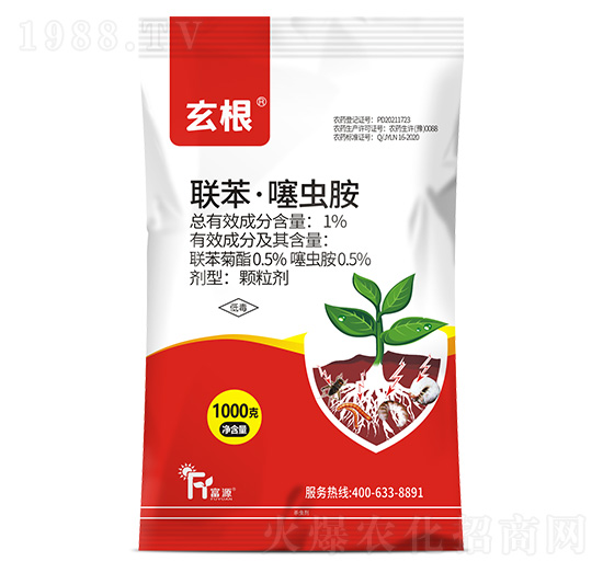 1%聯苯·噻蟲胺-玄根-富源作物