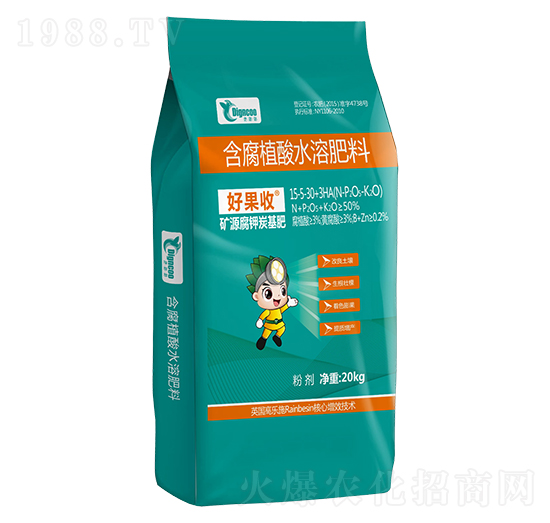 礦源腐鉀炭基肥-好果收-地咕咕生物