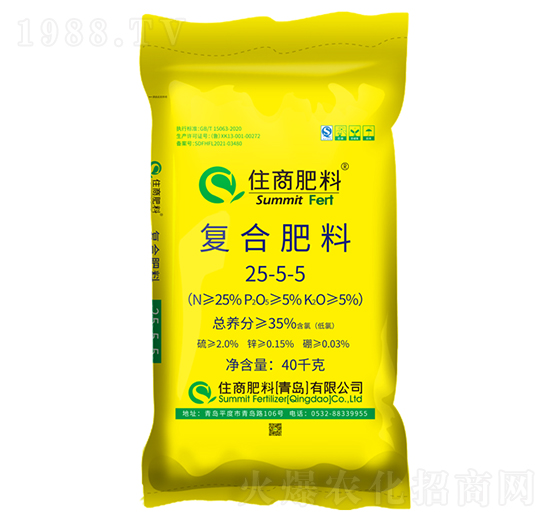 氯化鉀型復合肥料25-5-5-住商肥料