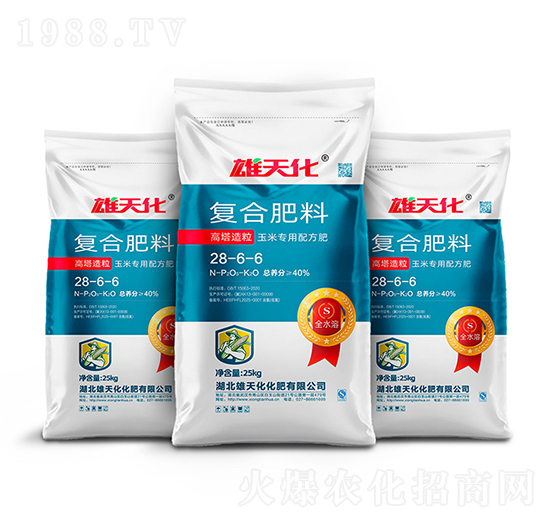 高塔造粒復(fù)合肥料28-6-6-雄天化